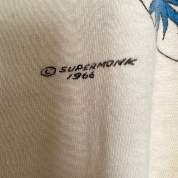 VTG RARE 60s FLORIDA "Supermonk" T_SHIRT Xs - image 5