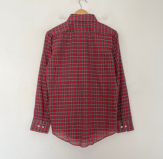 VTG 80s Deadstock YOUNGBLOODS Thin Plaid BUTTON_UP - image 5