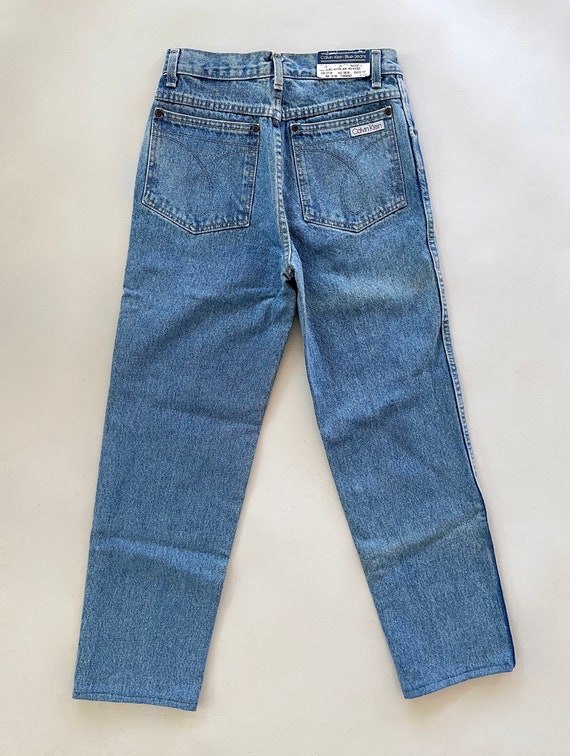 VTG 80s Deadstock CALVIN_KLEIN Stonewashed JEANS … - image 1