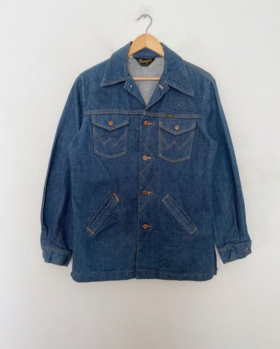 70s WRANGLER Denim CHORE_JACKET