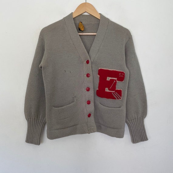 VTG 50s LETTERMAN/Varsity "E" SWEATER