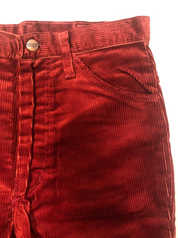 VTG 70s DEADSTOCK Wrangler Corduroy Pants 29