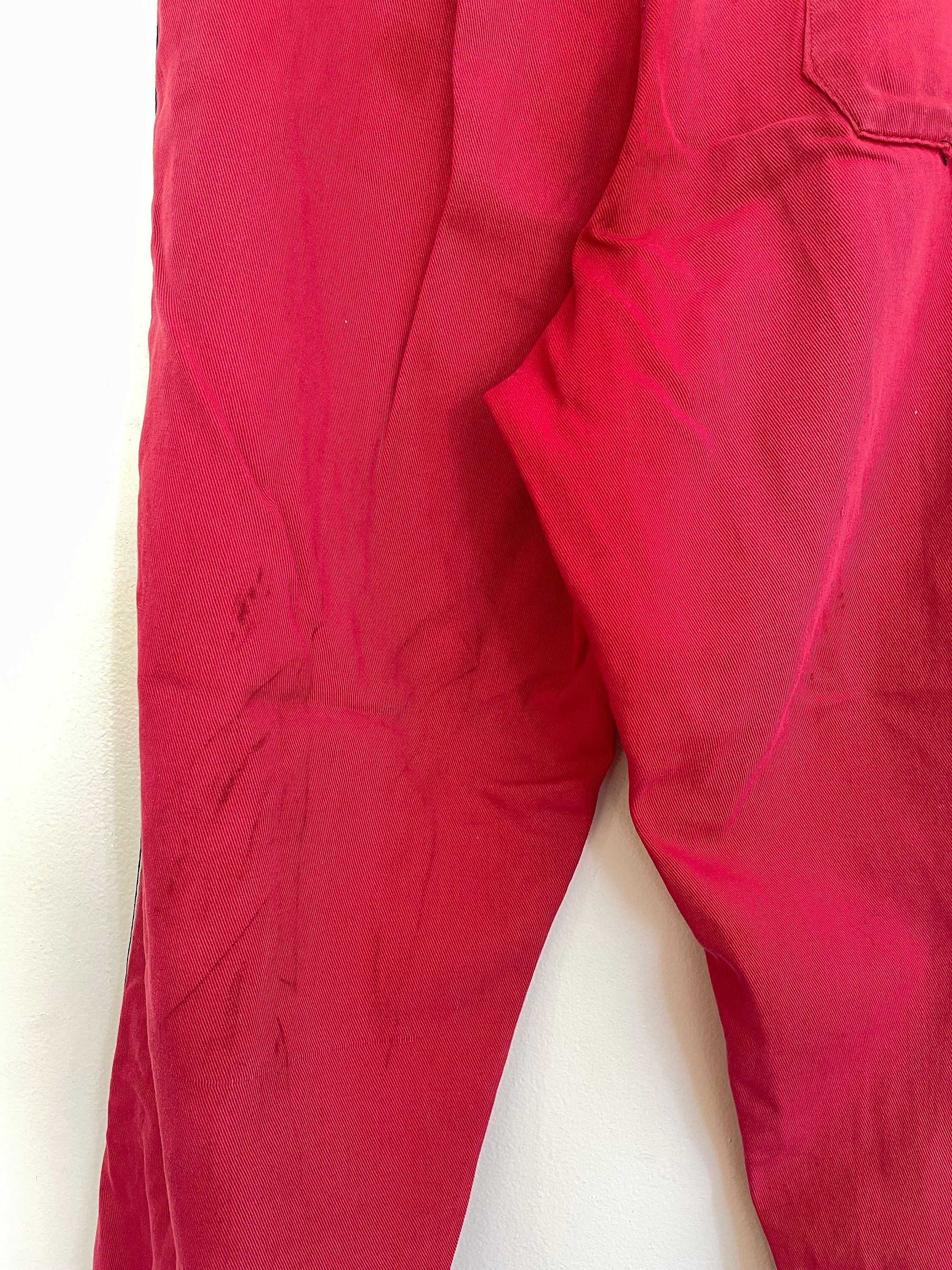 VTG 50s Pink BOWLING PANTS 36x27 Etsy