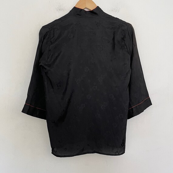 VTG 70s HAND_EMBROIDERED Japanese BLOUSE - image 6