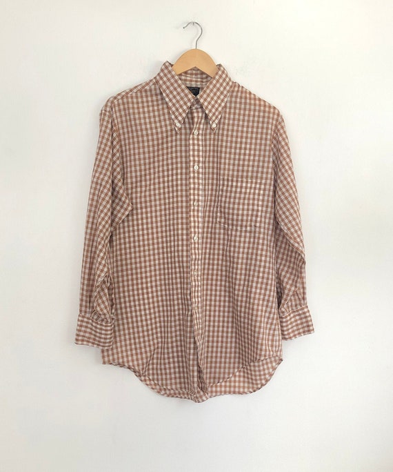 Vtg 60s Single Stitched JCPENNEY Towncraft® BUTTON-UP/Dress Shirt
