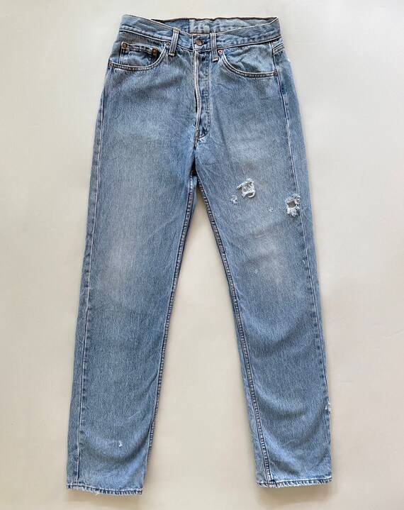 VTG 80s Light Wash 501 LEVIS 29x32 - image 4