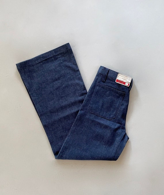 VTG 70s Deadstock CONTACT FLARE_LEG JEANS 29x32