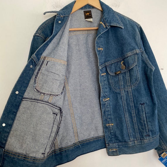 VTG 80s Deadstock LEE_RIDERS Denim/Jean JACKET - image 4