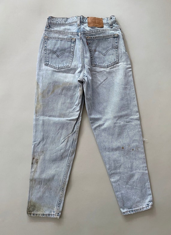 VTG 80s Distressed Light Wash LEVIS® 521® JEANS 29