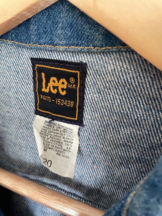 VTG 80s Deadstock LEE_RIDERS Denim/Jean JACKET - image 6