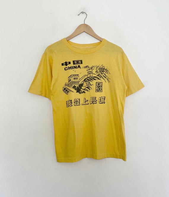 VTG 80s/90s THIN am 50/50 CHINA T_SHIRT