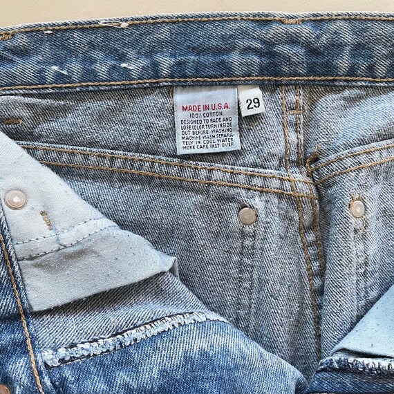 VTG 80s Deadstock CALVIN_KLEIN Stonewashed JEANS … - image 4