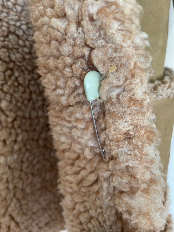 VTG 70s FAUX_SUEDE and SHERPA Lined JACKET - image 6