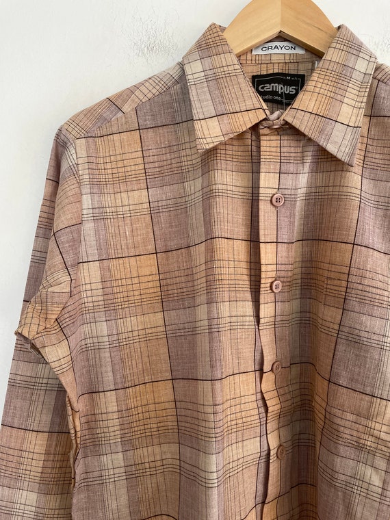 VTG 90s Deadstock Single-stitched CAMPUS BUTTON_UP - image 2