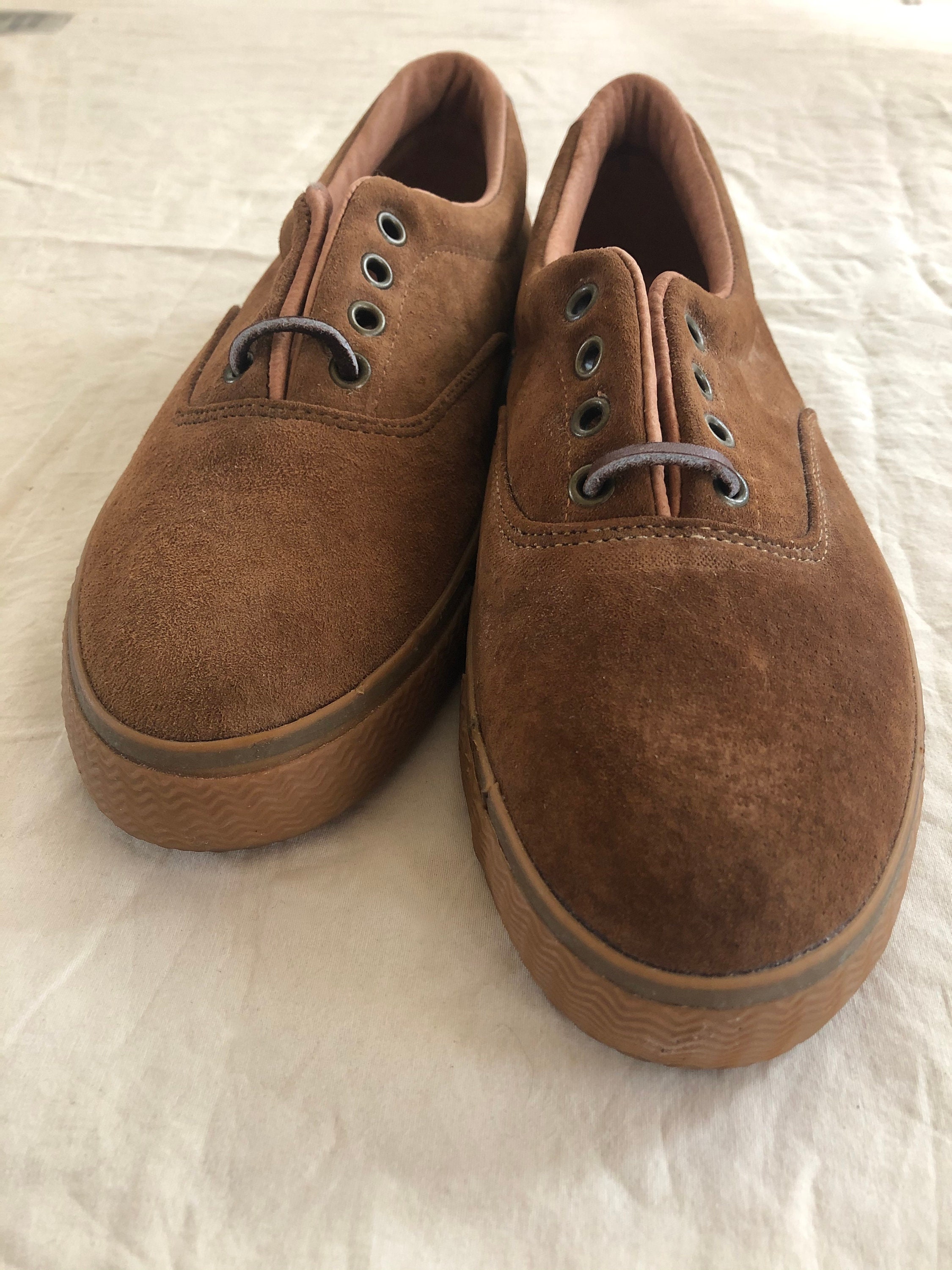 Deadstock VTG 90s Brown SUEDE Tennis SNEAKERS Etsy Deadstock VTG 90s Brown SUEDE Tennis SNEAKERS Etsy