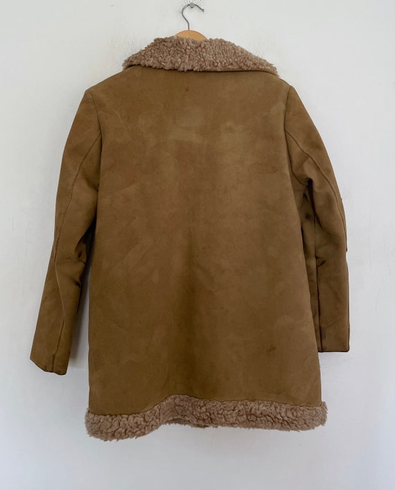 VTG 70s FAUX_SUEDE and SHERPA Lined JACKET - image 9