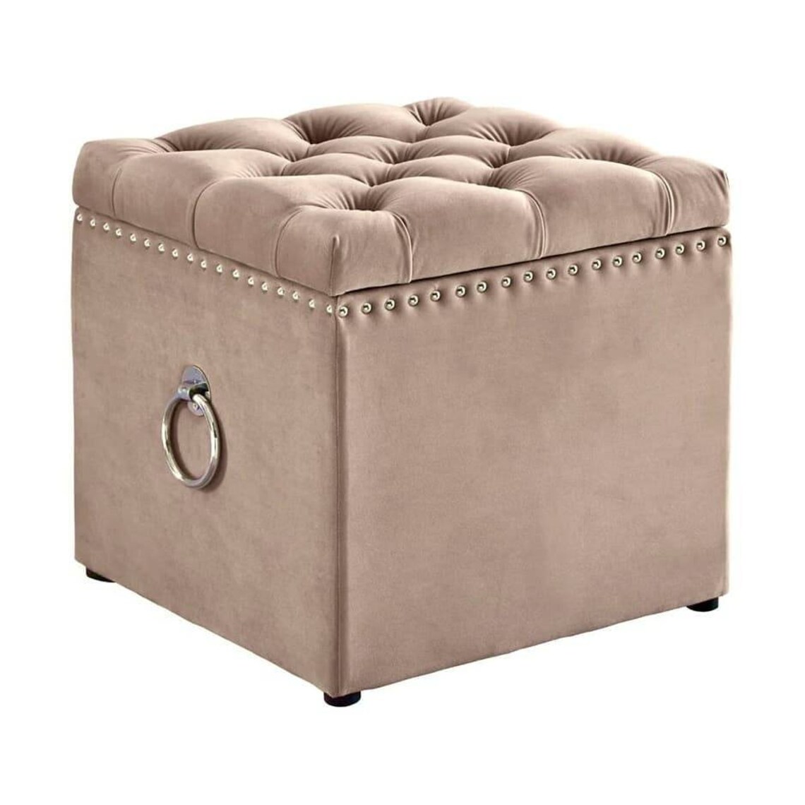 Conjunto de 2 Jack&Jill Velvet Ottoman Storage Boxes Box Etsy