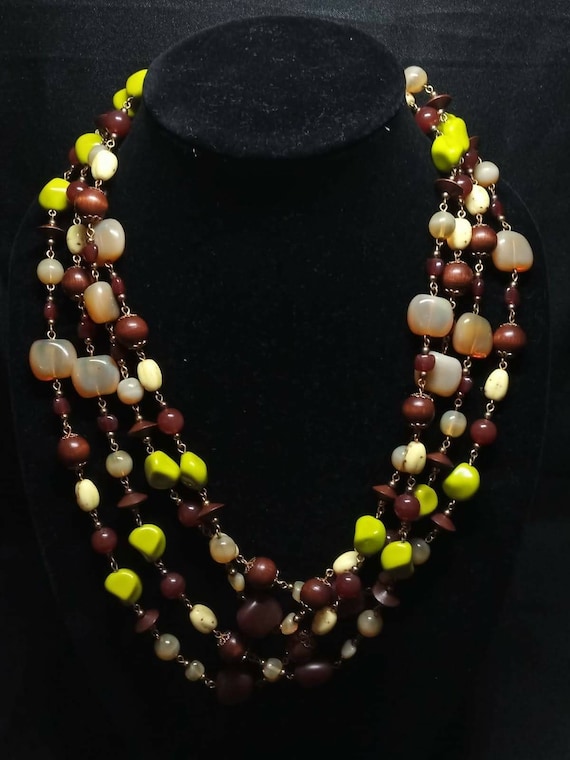 Joan Rivers Multi-Color Czech Glass Necklace