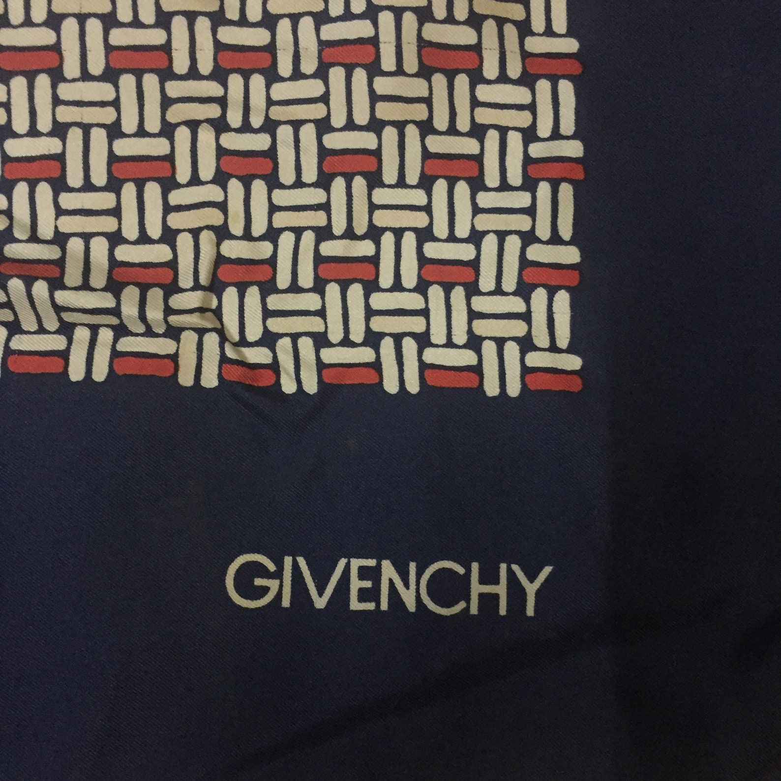 Givenchy abstract silk scarf | Etsy