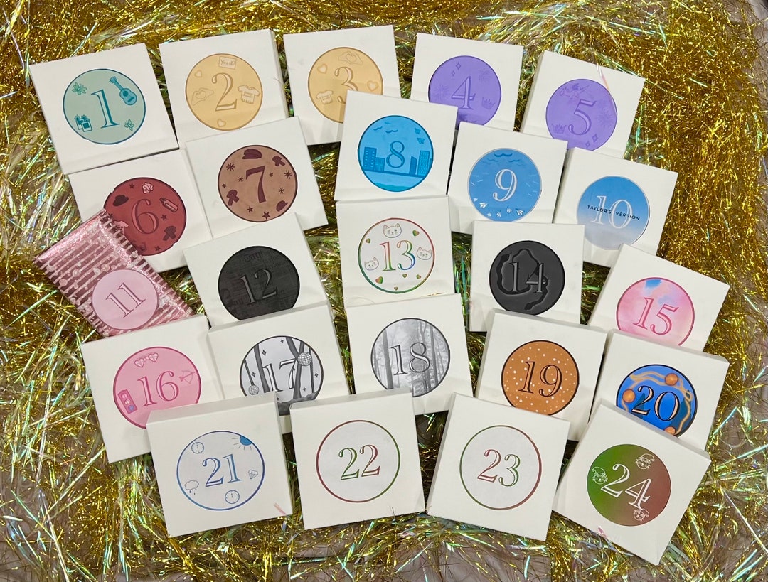 Taylor Swift 24 Days Eras Advent Calendar Etsy UK