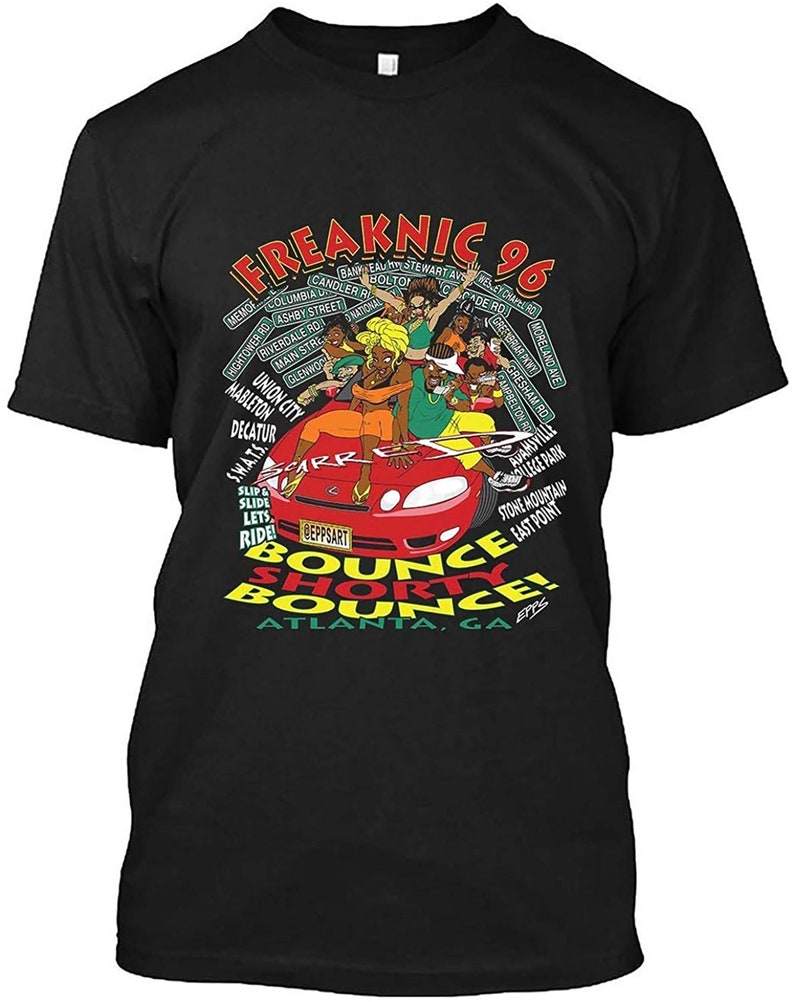 Freaknik 1996 bounce shorty bounce t shirt for men and women | Etsy