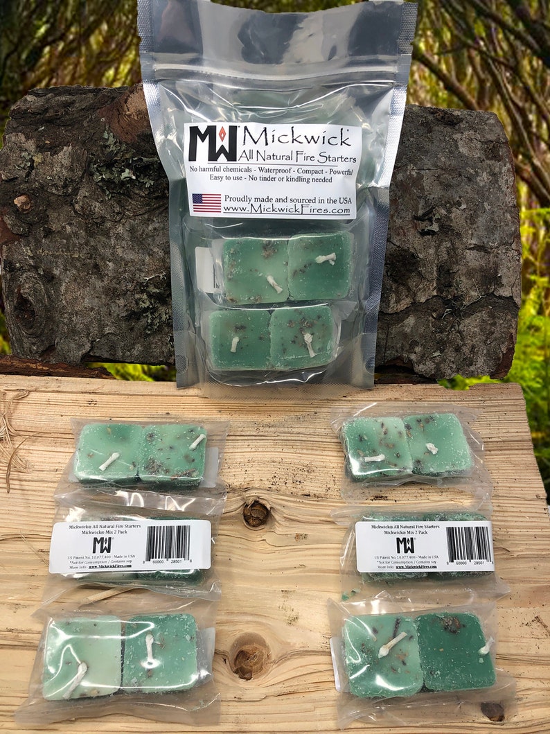 The Appalachian Mickwick® All Natural Fire Starter Pouch 12 Etsy