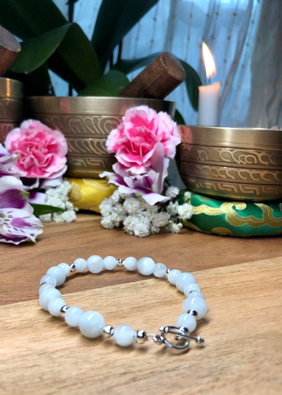 2 Brazaletes De Pareja Pulsera De Celestita Pulsera Mujar De 2 Brazaletes De Pareja Pulsera De Celestita Pulsera Mujar De