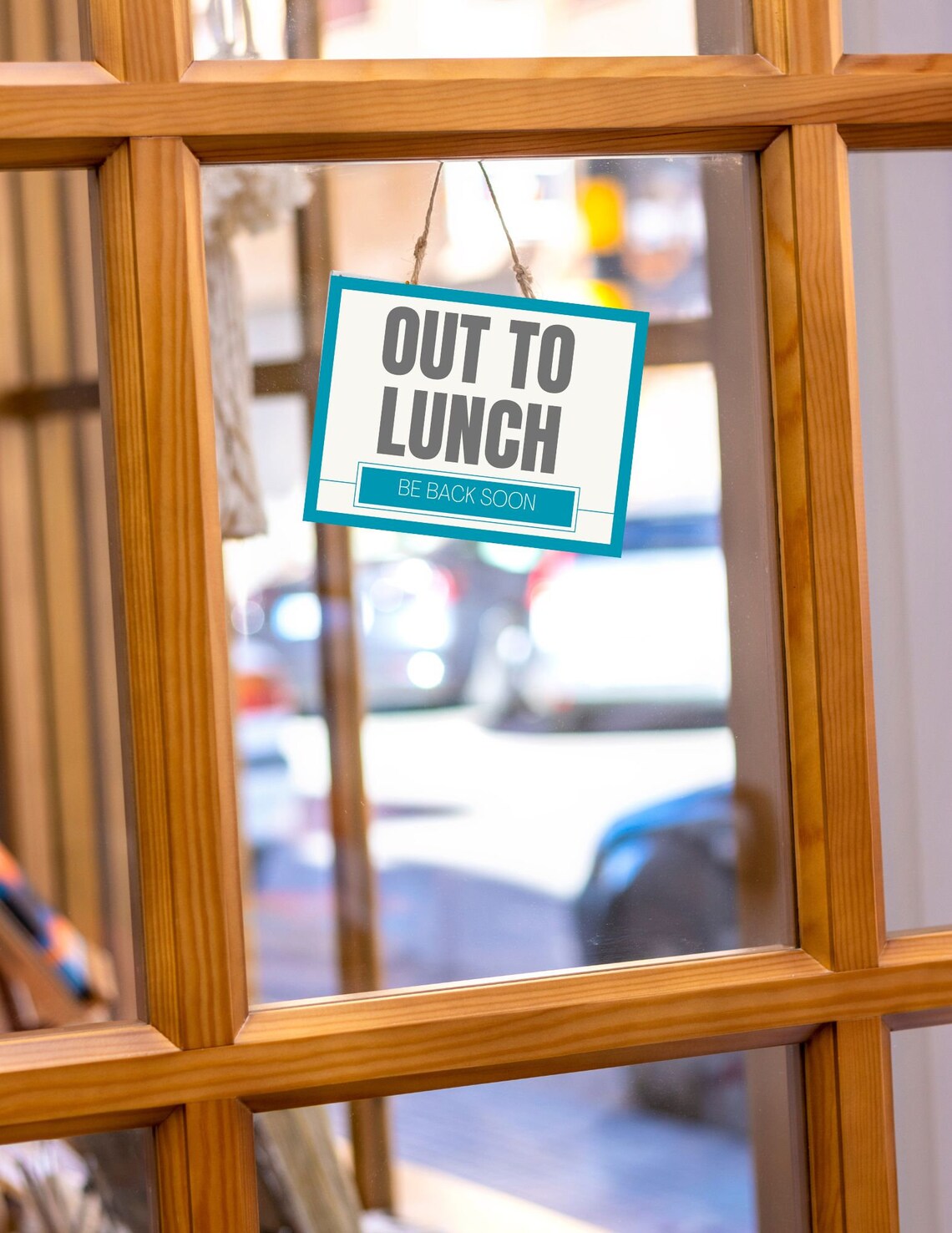 Out to Lunch Sign Printable | Lunch Break Sign | Office Door Sign | Business Sign | Instant ...