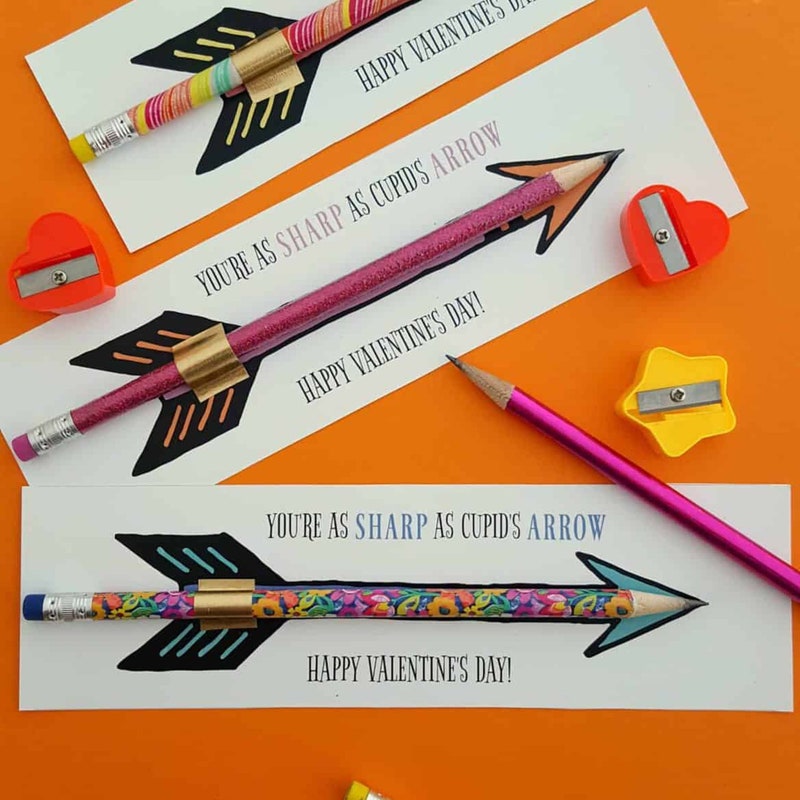 Valentine Pencils - Etsy