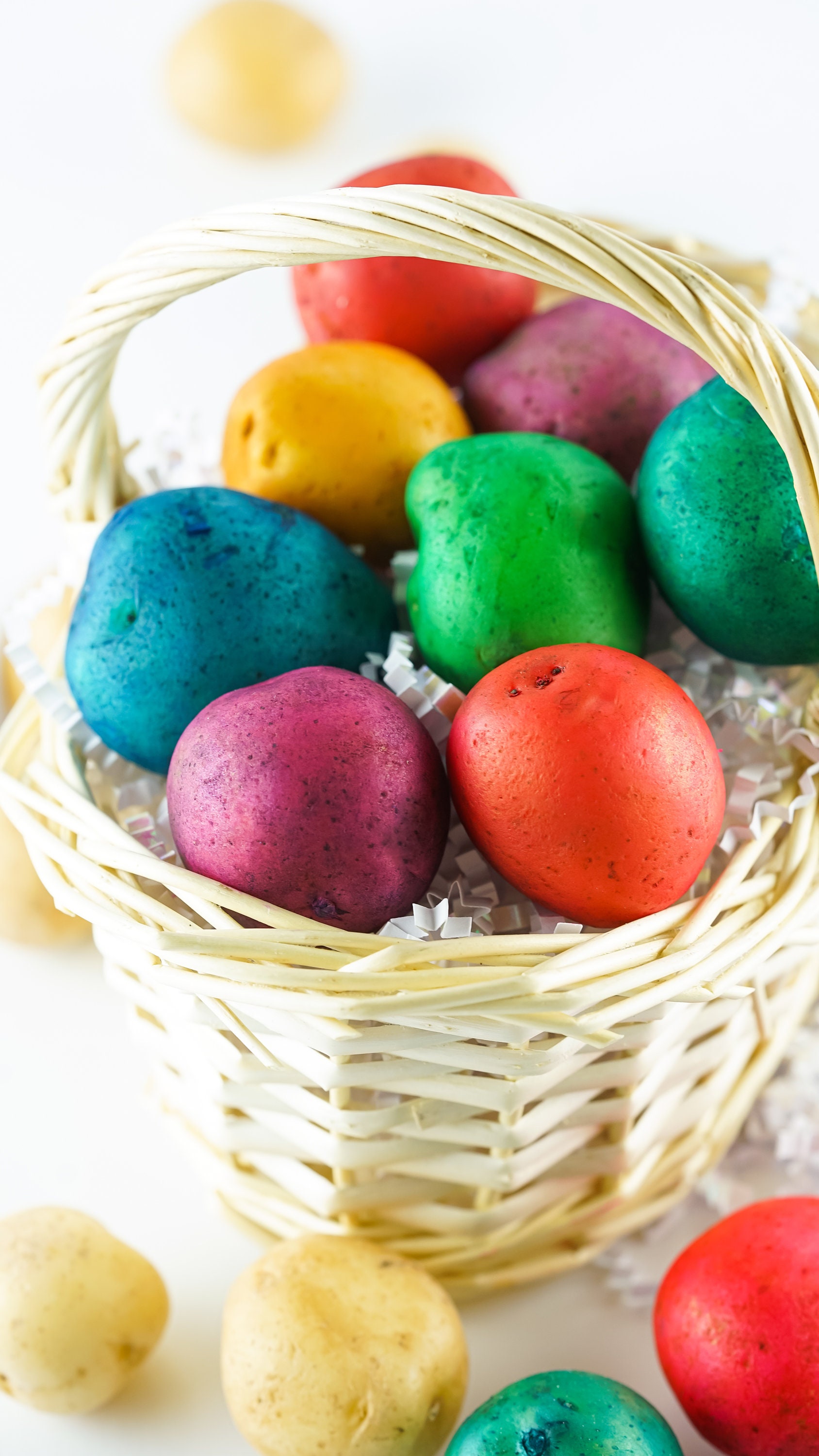 Potato Easter Egg Dying Instructions Alternative Easter Egg Dying