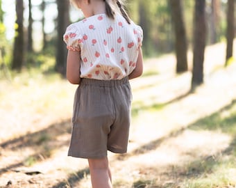 Musslin Shorts aus Bio-Baumwolle