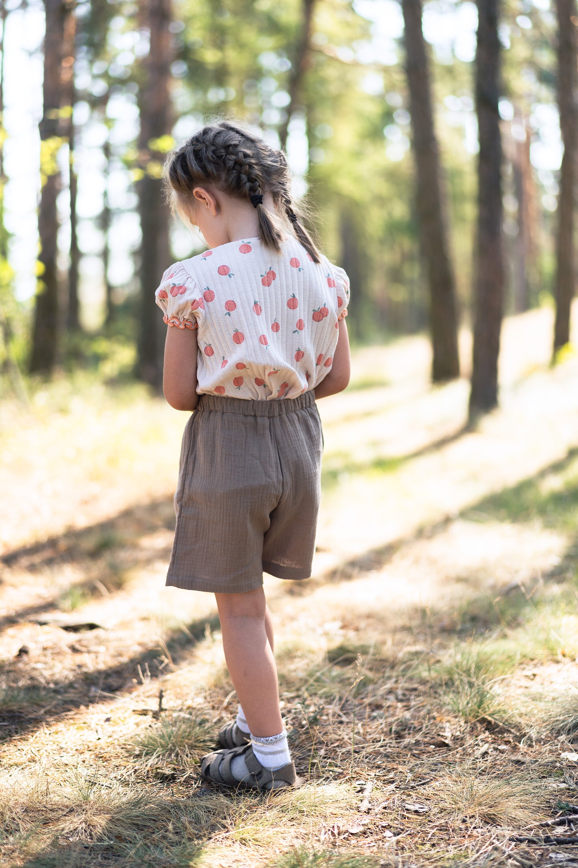 Unisex Organic Muslin Shorts