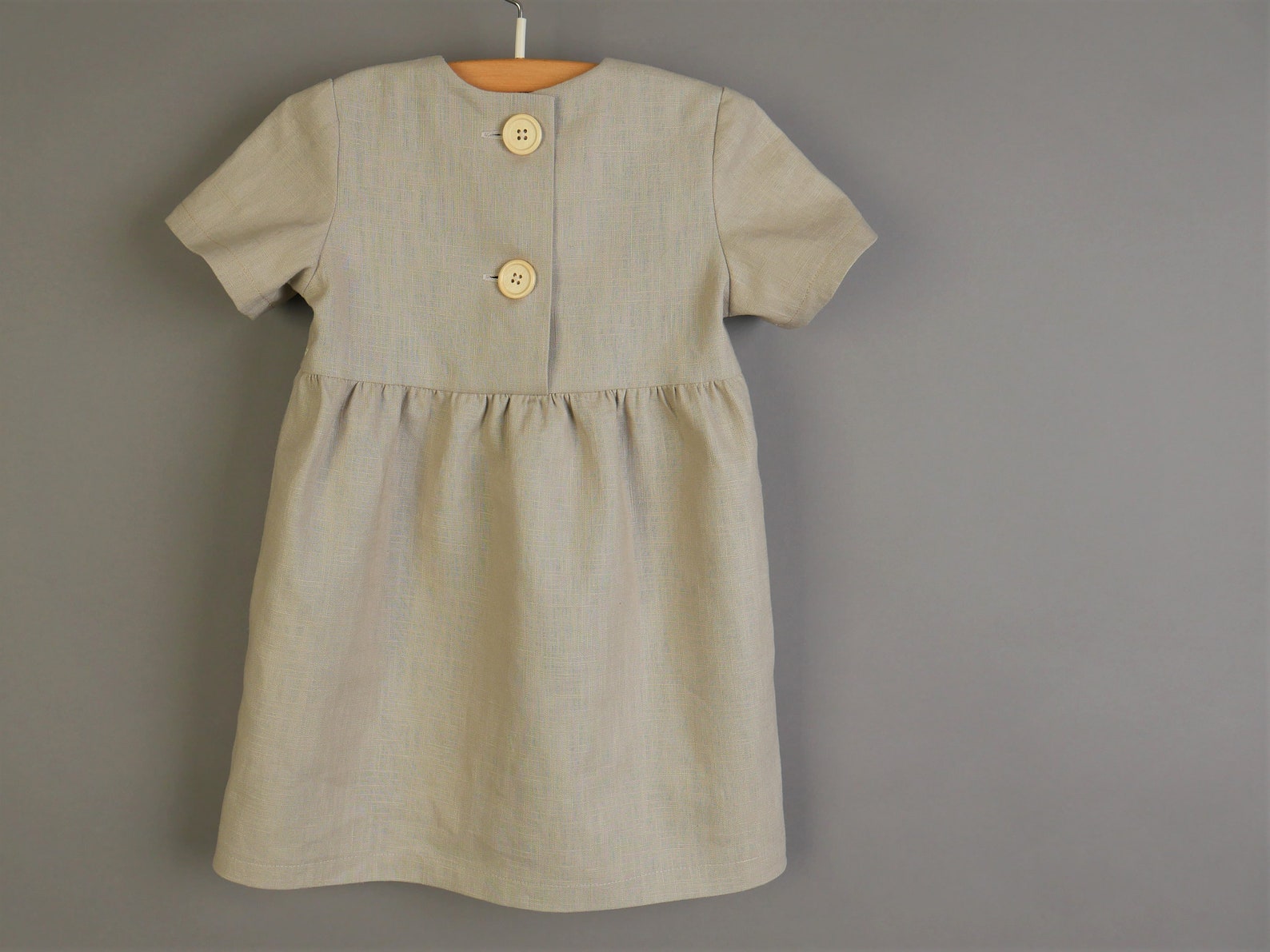 Natural Linen Dress - Etsy