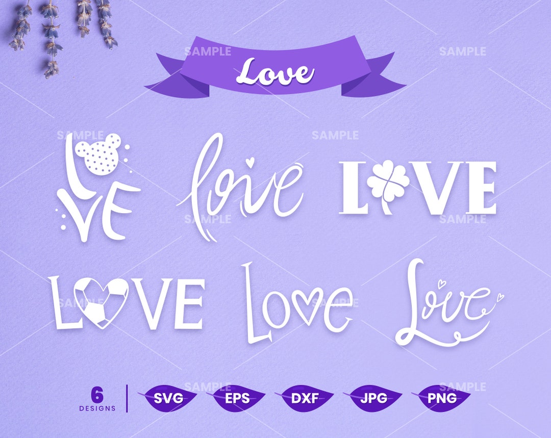 Love SVG Pack 3 | Valentines SVG, Valentines Day Svg, Love Cut File ...