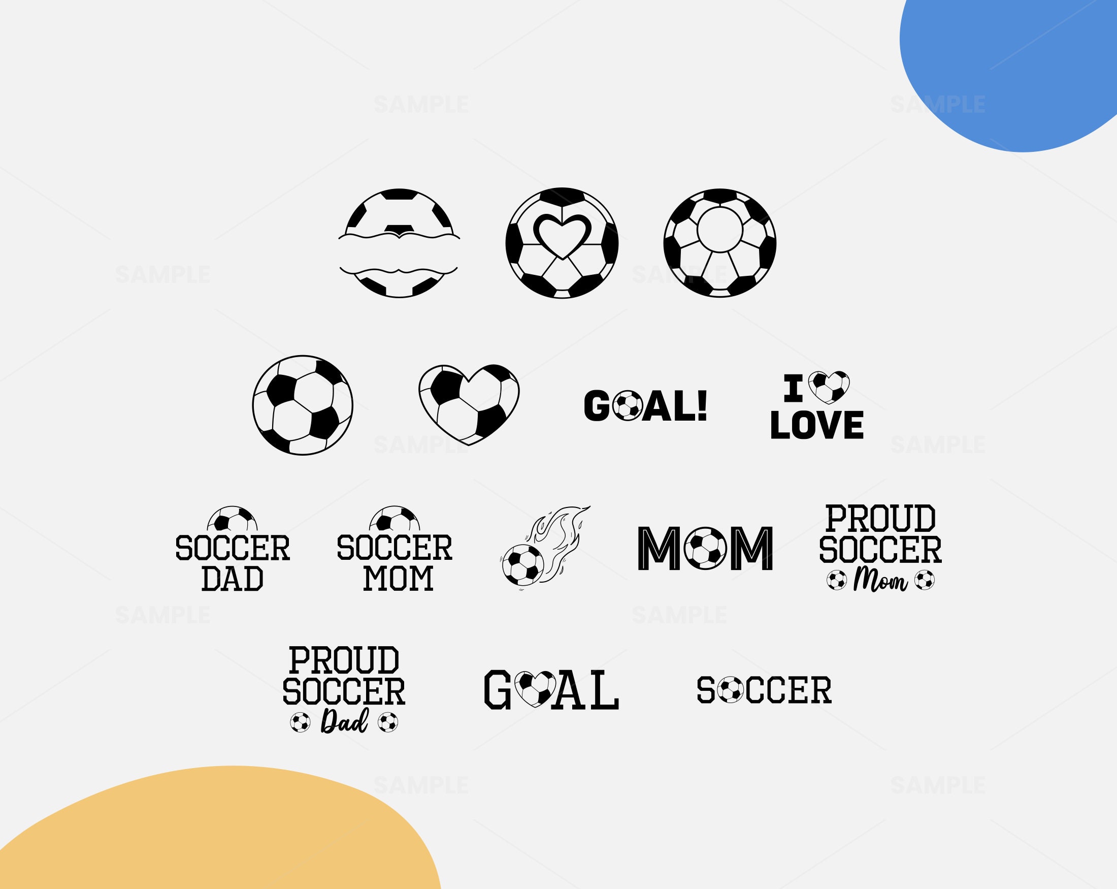 30 Soccer SVG Bundle | Soccer SVG Bundle Cut Files, Love Soccer Svg ...