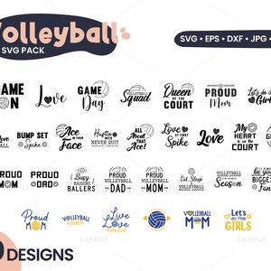 30 Volleybal SVG Bundel | Zomer Svg, Volleybal Svg Quote, Volleybal Deisgn, Zomersporten, Strand, Volleybal Svg, Volleybal Silhouet
