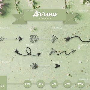 Arrows SVG Pack 1 | Arrow SVG Bundle, Arrow cut file clipart, Digital Cutting File Graphic Design, Arrow Svg for Cricut, and Silhouette