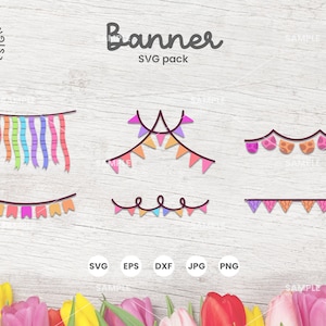 Banner SVG Pack 10 | Banner SVG, Ribbon svg, Label svg-Scroll Clipart-Cut files for cricut, Banner files for cricut, png, jpg, Silhouette