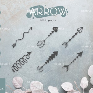 Arrows SVG Pack 7 | Arrow SVG Bundle, Arrow cut file clipart, Digital Cutting File Graphic Design, Arrow Svg for Cricut, and Silhouette