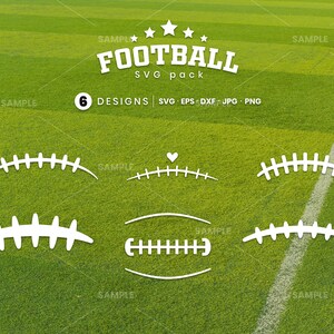 Football SVG Pack 10 | Football png, Football Silhouette, Football Cut Files, Svg Files Svg, EPS, DXF Instant Download