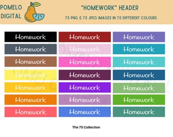 clipart do my homework Homework Header, Digital Stickers, Digital Planner Stickers, Planner Stickers, Clipart, Header, Clipart Sticker, Homework Sticker