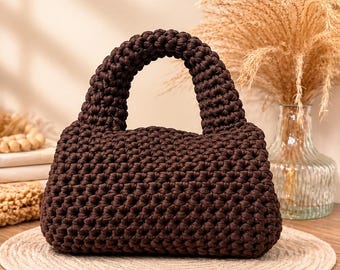 Handmade Crochet Chunky Handbag