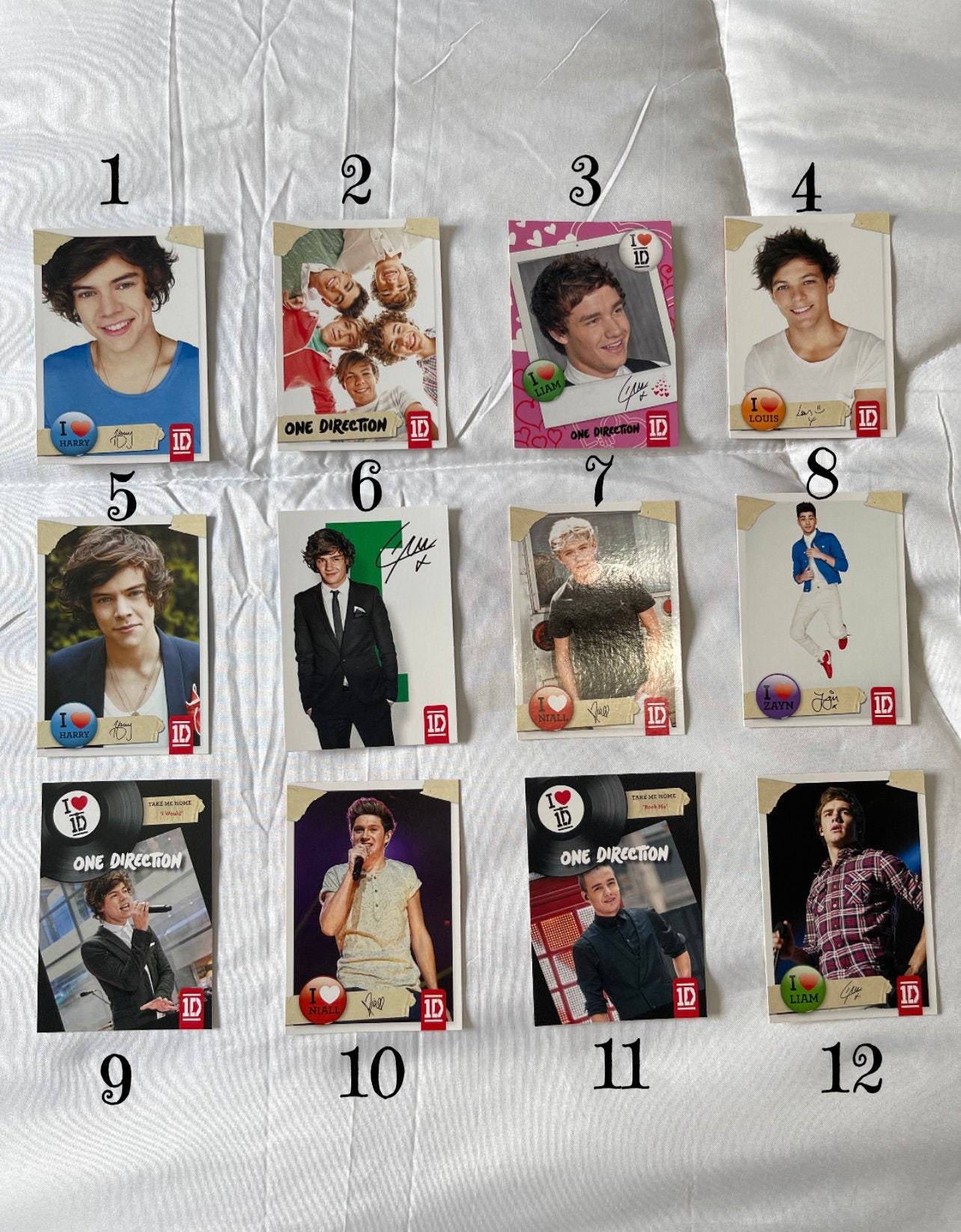 One Direction 2013 Trading Cards Etsy