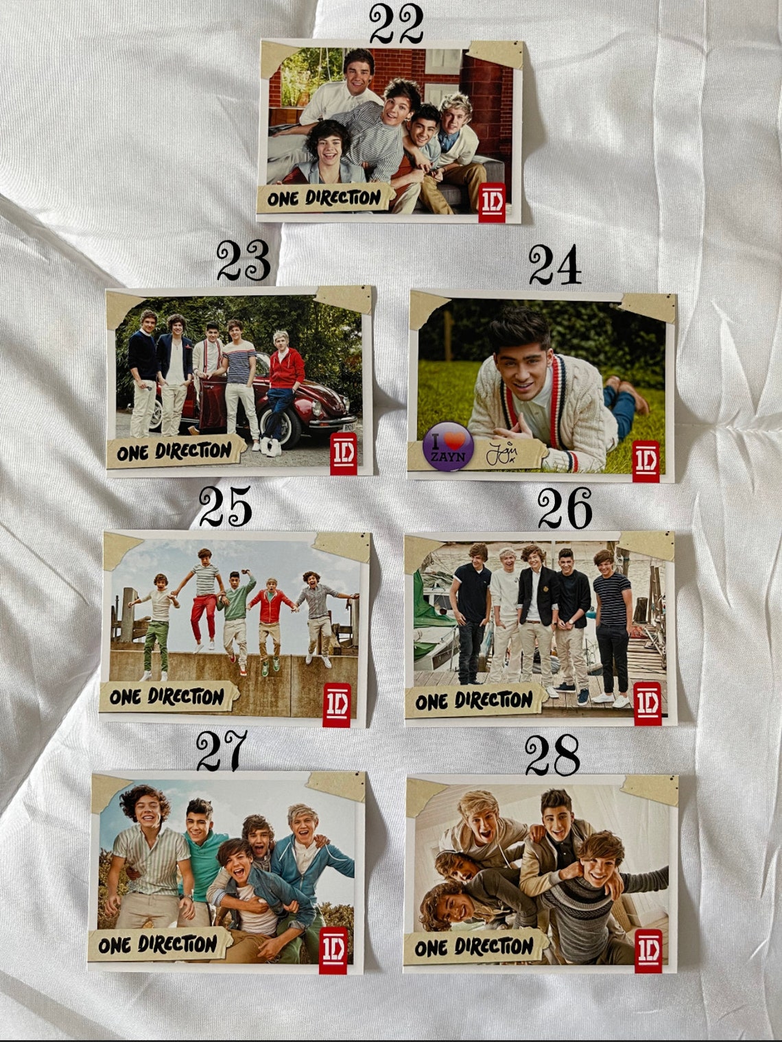 One Direction 2013 Trading Cards Etsy.de