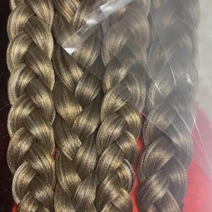 Prestreched blended braiding hair