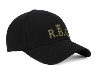 RBG Ruth Bader Ginsburg Vintage Distressed Cotton Unstructured Baseball Hat Gifts for her When There Are Nine embroidered Cap feminist Hat
