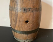 wooden handmade BOx Cooper Made Wooden Keg Barrel Whiskey XXX Charred Wood