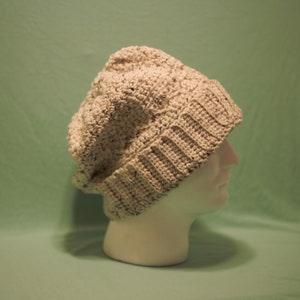 Crocheted Boho Slouchy Beanie