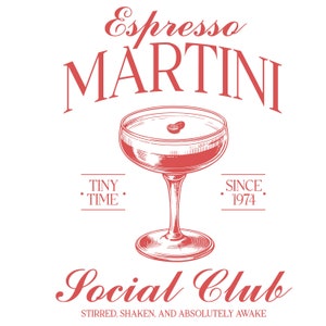 Espresso Martini Embroidery Design, Espresso Martini Embroidery File, Cocktail Embroidery Design, Mini Cocktail Embroidery File
