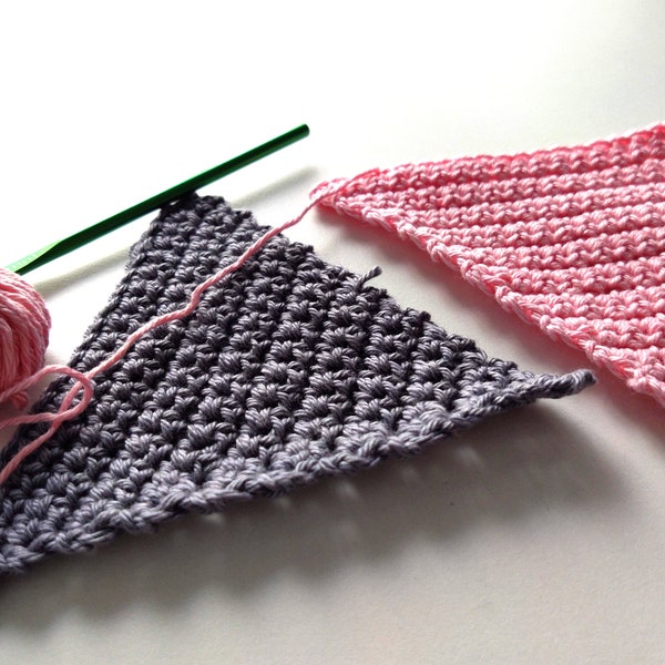 Single crochet Triangle and Diamond Patterns